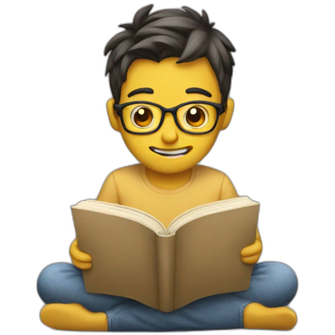 reading emoji