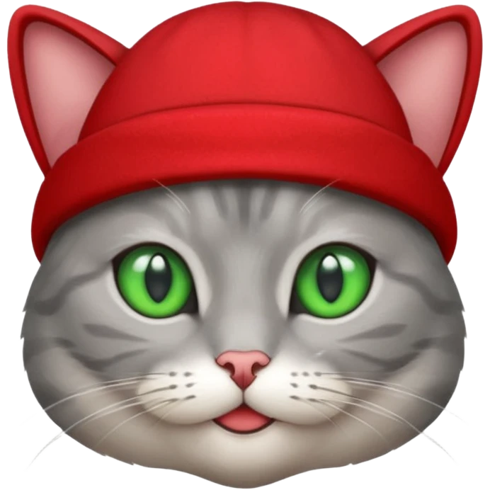 cat with red hat emoji