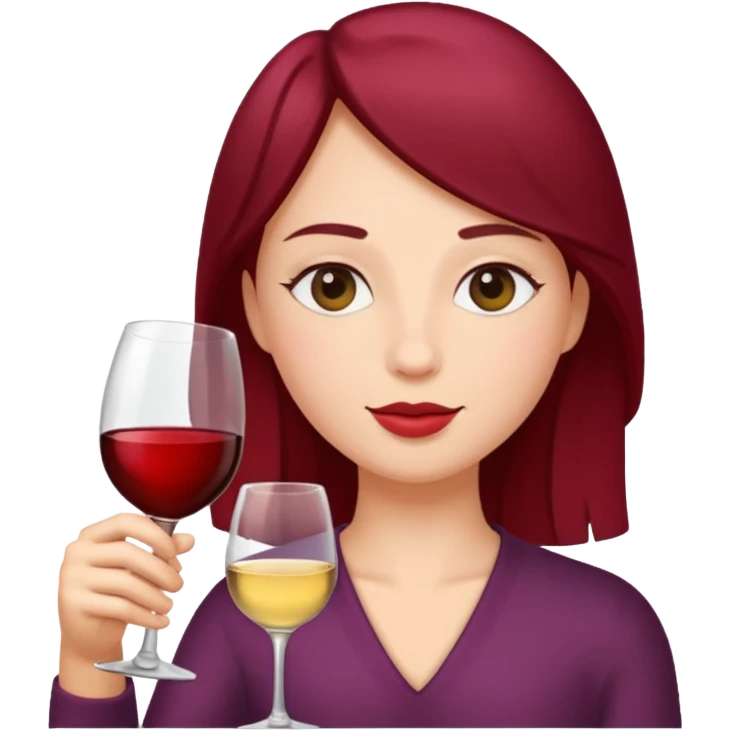 drinking wine emoji