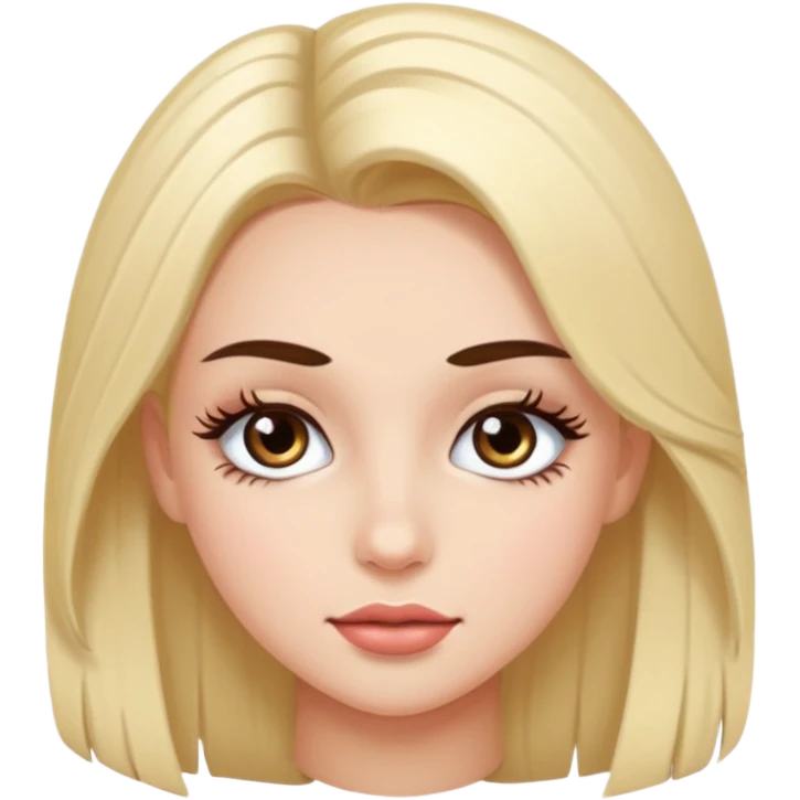 Lash extension girl  emoji