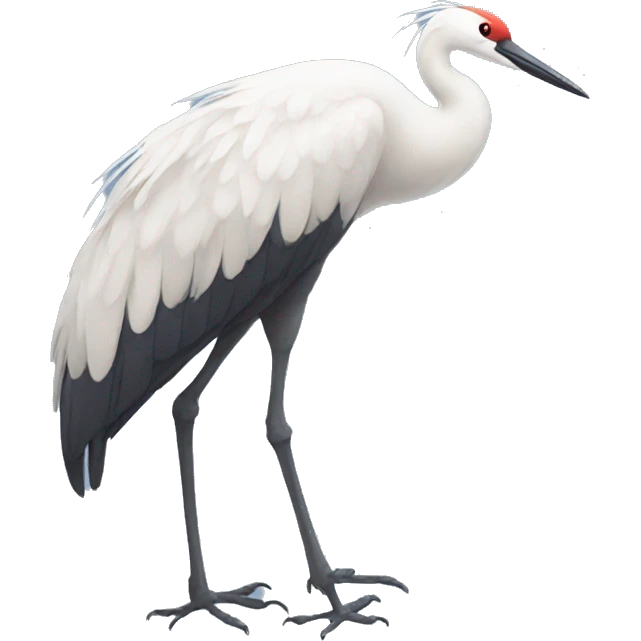 Crane bird emoji