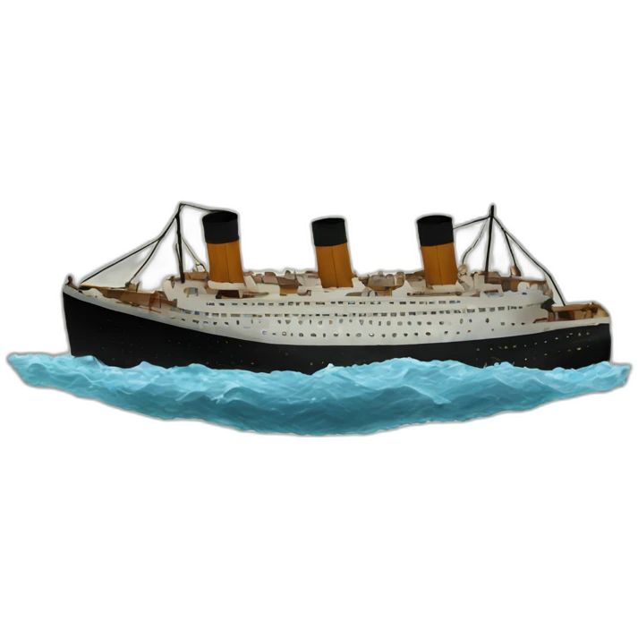 titanic sinking emoji