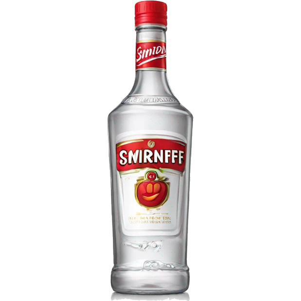 Smirnoff vodka bottle emoji