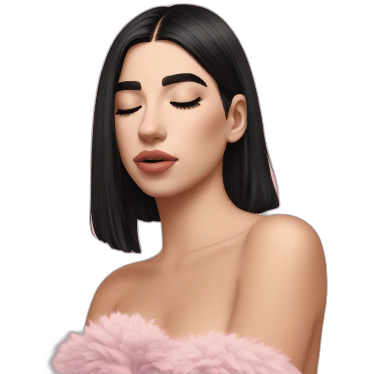 Dua-lipa-sleep emoji