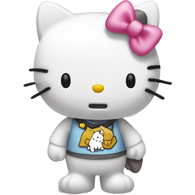 hello kitty and pochacco  emoji