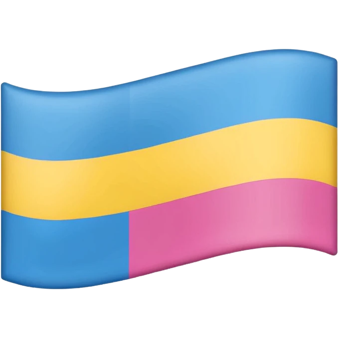 Pansexual flag emoji