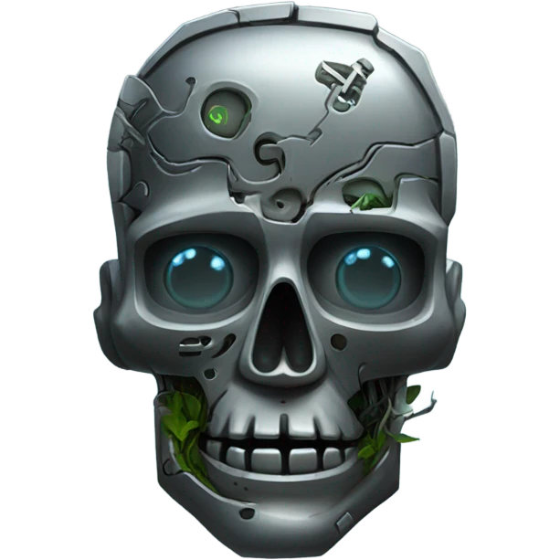 Cyborg grave emoji