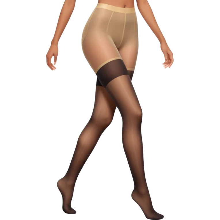 a close up of see through tights  emoji