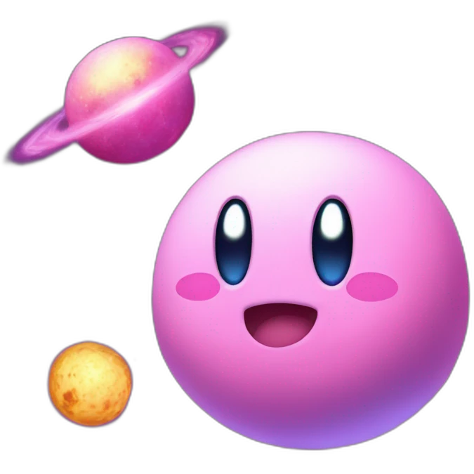 Galaxy Kirby emoji