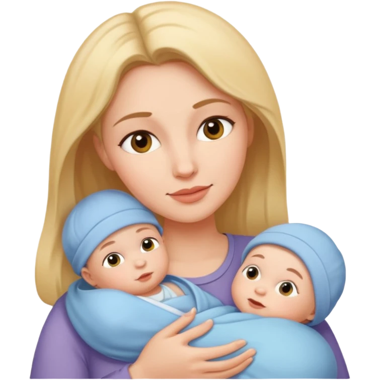 Mom and baby  emoji
