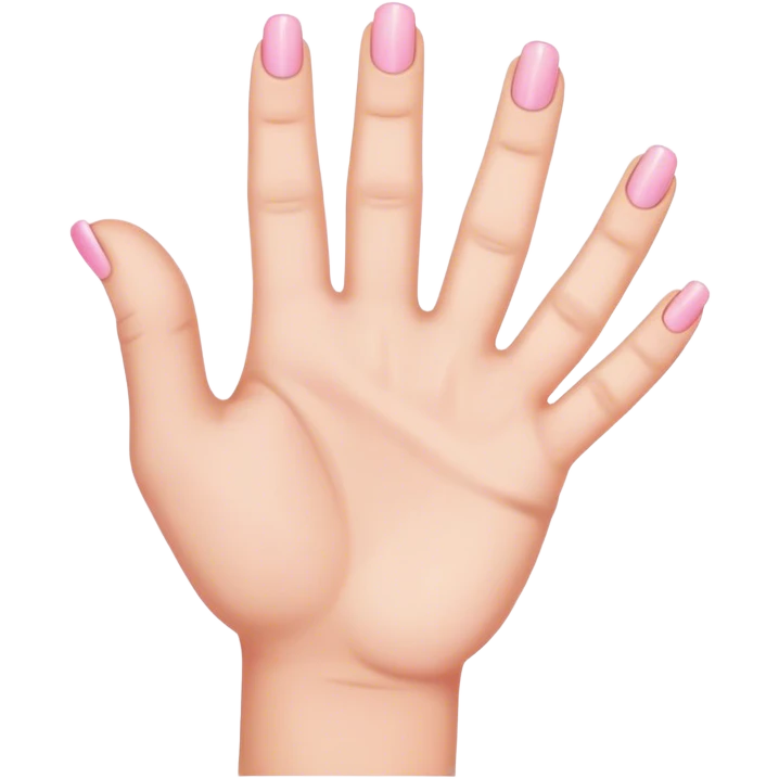 hand with pinky emoji