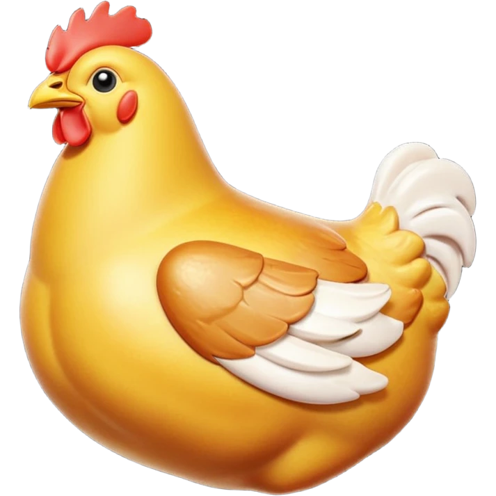 3D glossy chicken breast emoji emoji