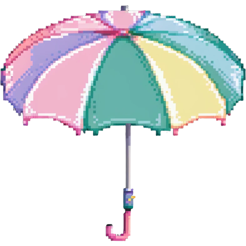 pastel umbrella emoji