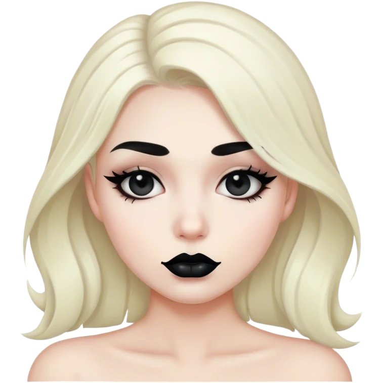 Black lipstick emoji