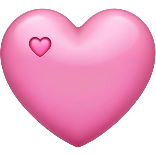 Pink heart emoji
