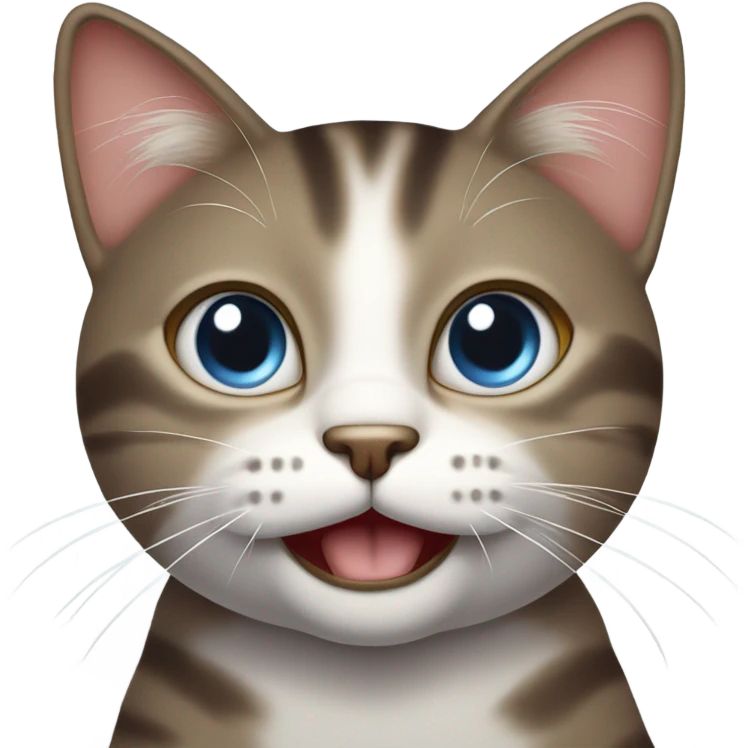 Cat that is smiling emoji