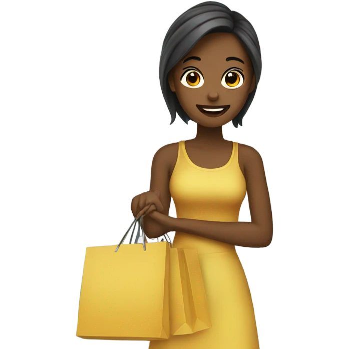 girl shopping emoji