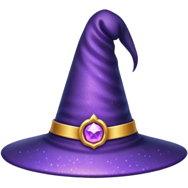 Glitter Chapéu de bruxa emoji
