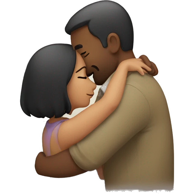 guy huging gurl emoji