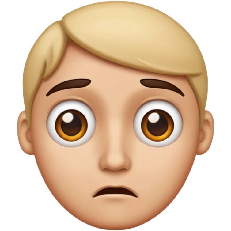Confused face emoji