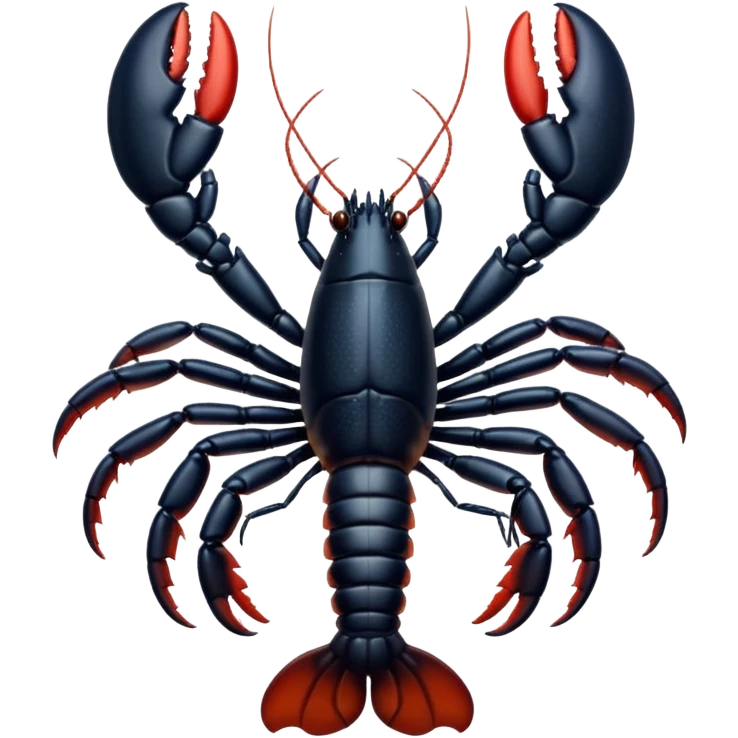 Black lobster emoji