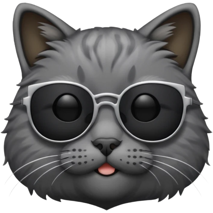 Cat wearing sunglasses emoji