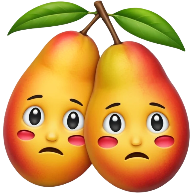 Mango heartbroken emoji  emoji