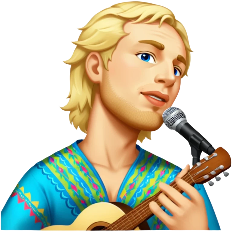 Vibrant Festival Singer emoji