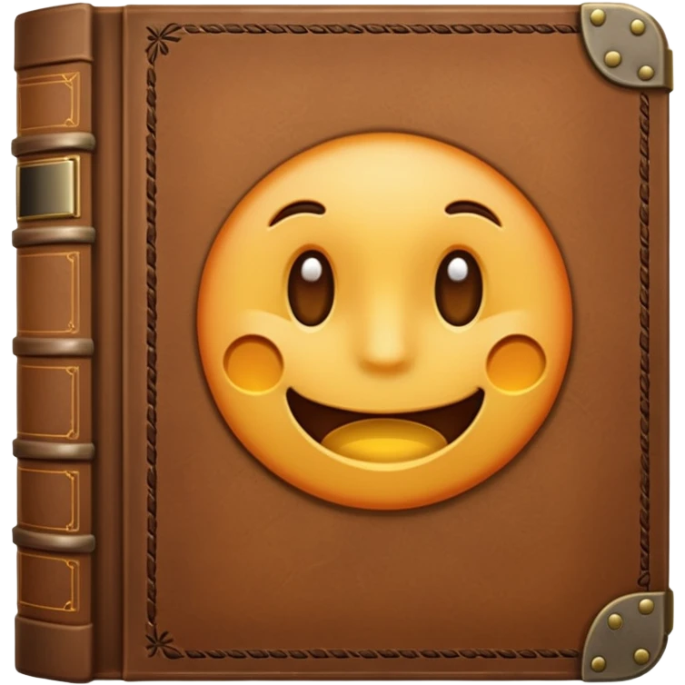 a closed book emoji