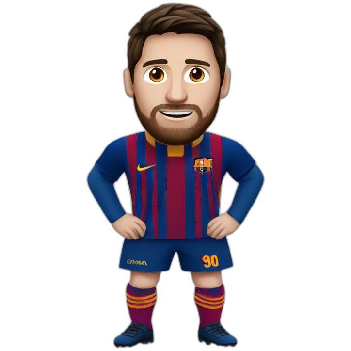 Very small Messi  emoji