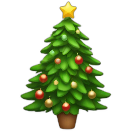 Christmas tree emoji