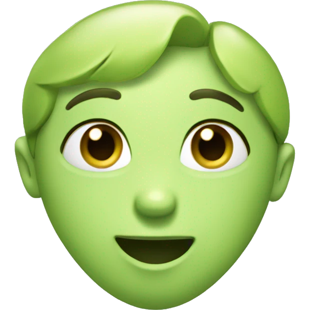 Olives pastel green heart emoji