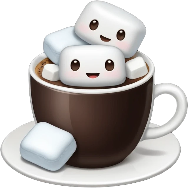 Coffee and marshmallows  emoji