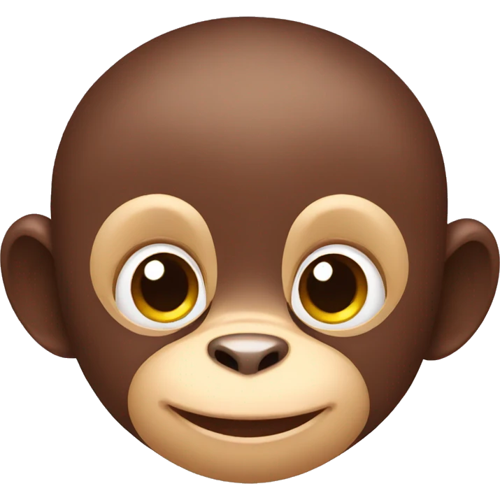  summer baby monkey head emoji