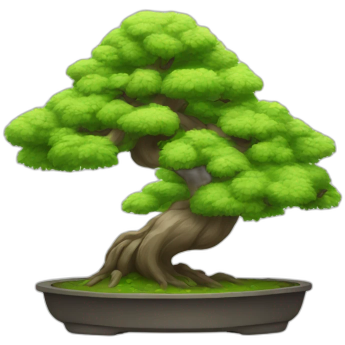 fluffy bonsai emoji