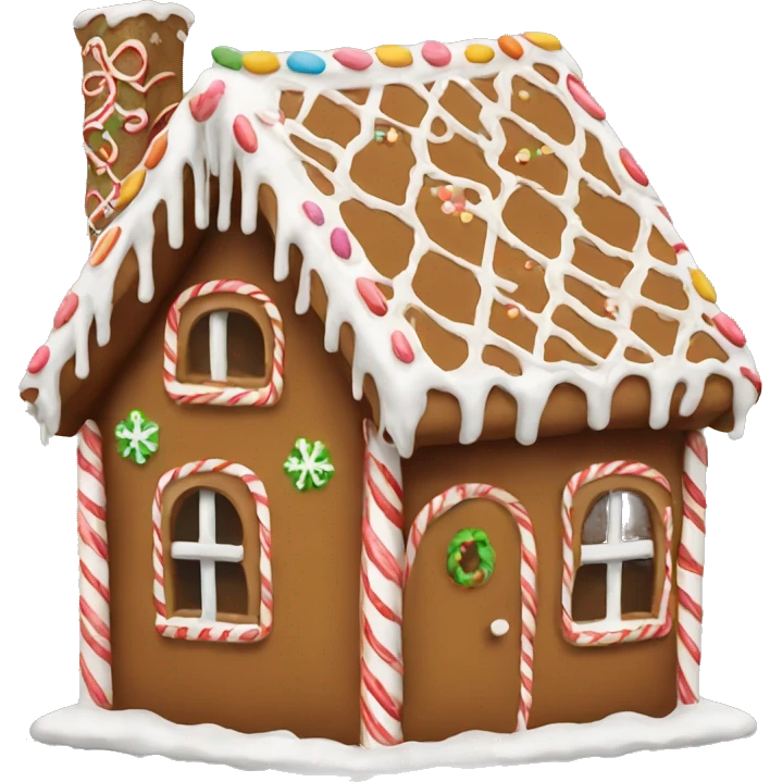 gingerbread house emoji