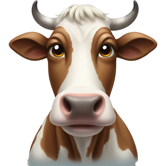 Cow with big udders emoji