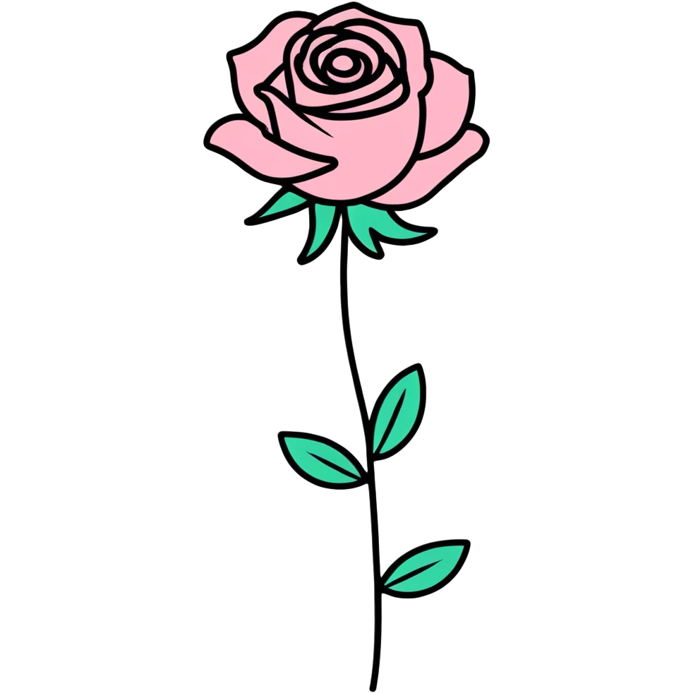 Rosa emoji
