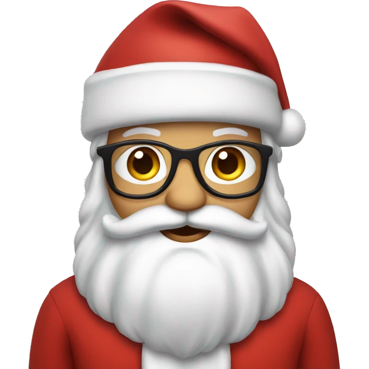 Cute Santa  emoji