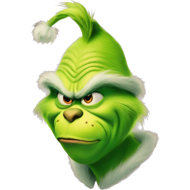 The grinch emoji