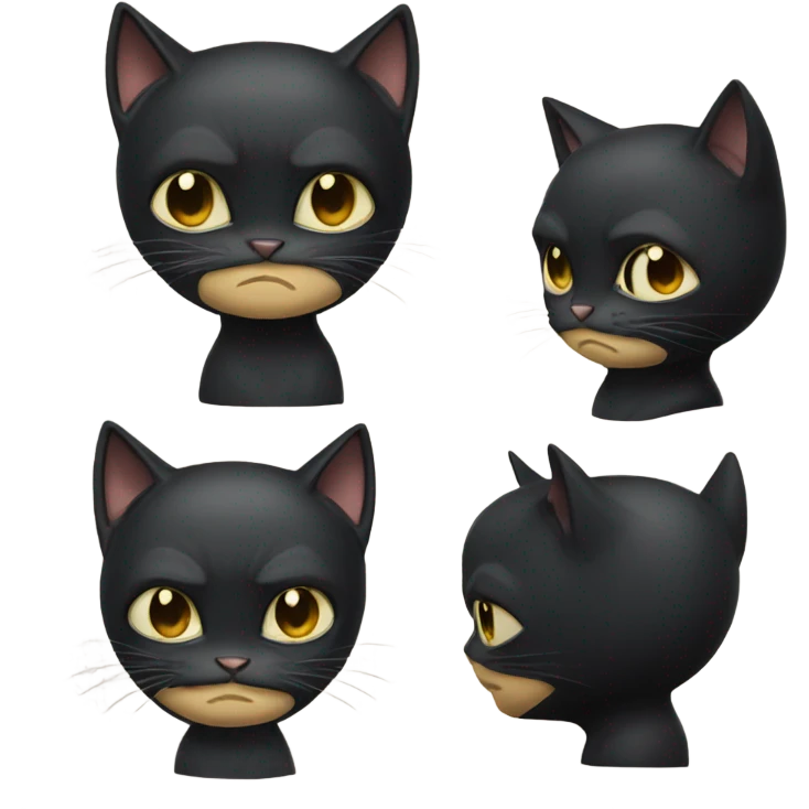 Batman cat  emoji