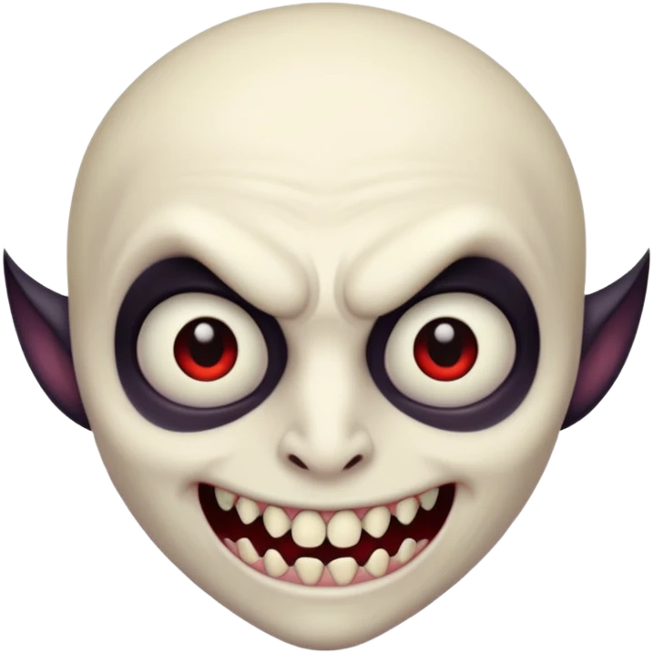 hiding vampire emoji