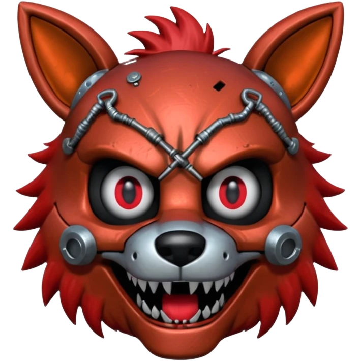 The head of Foxy of five nights at Freddy emoji