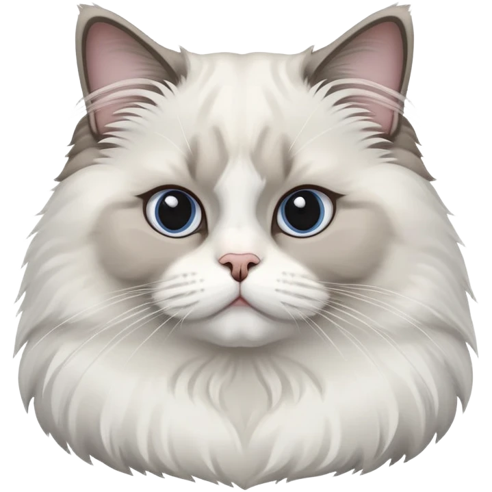 fat ragdoll cat emoji