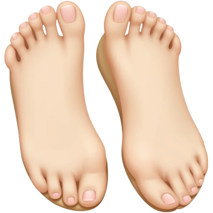 Small dainty feet emoji