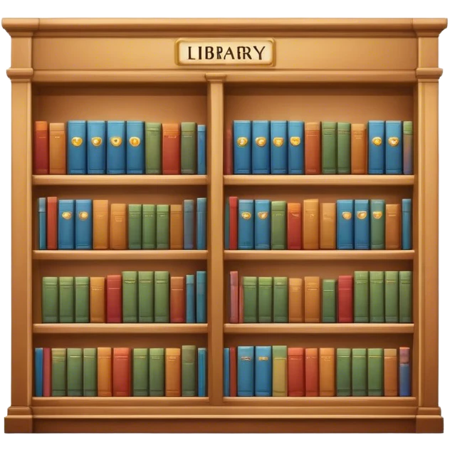 a nice library  emoji