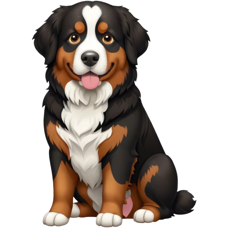 Chien de race bouvier bernois  emoji