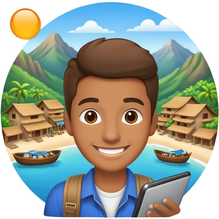 Travel youtuber emoji