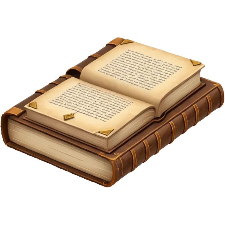 low poly JOB BOOK HISTOIRCAL  emoji