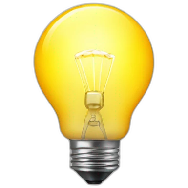 lightbulb idea emoji